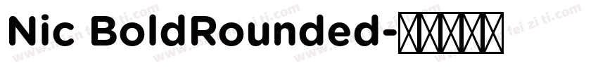 Nic BoldRounded字体转换